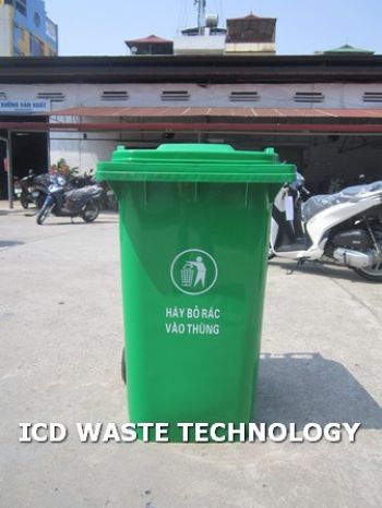 Thùng rác nhựa 120L - ICD