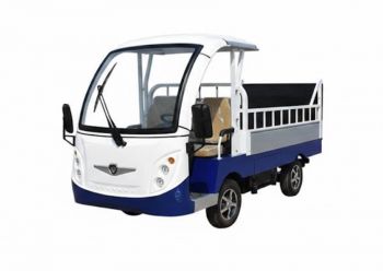 Xe điện 4 bánh chở hàng 1 tấn có nâng hạ thủy lực