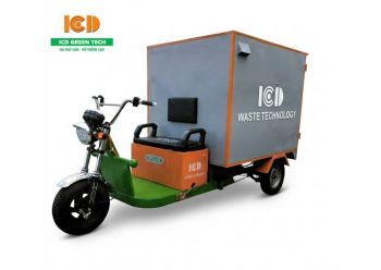 Xe điện chở hàng thùng kín, tải trọng 600kg
