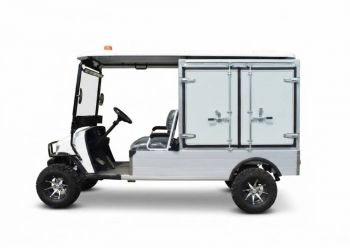 Xe điện thùng kín chở đồ khách sạn, resort