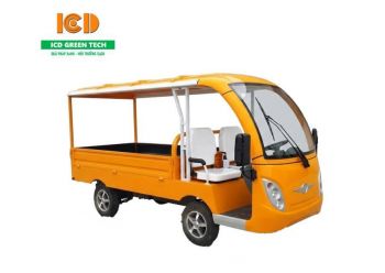 Xe điện chở hàng thùng lửng có mái che tải trọng 1500 kg ZYCAR
