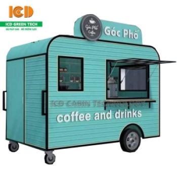 Gia công quầy bán hàng, cabin bán hàng lưu động CABIN-BH