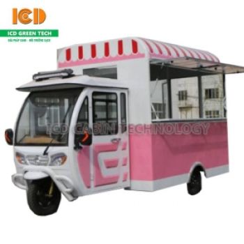 Xe bán hàng chạy điện 3 bánh XBH-07-ICD