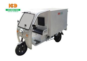 Xe điện chở hàng tải trọng 1000kg thùng kín