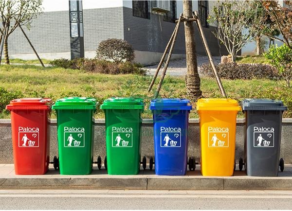 Quy định màu sắc các loại thùng rác công cộng giúp người dùng thuận tiện trong việc phân loại rác