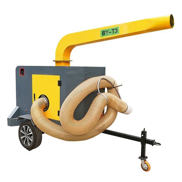 Hình ảnh máy hút rác lá cây dạng xe kéo BY-T3