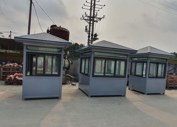 Bốt bảo vệ bằng thép mạ kẽm cách âm