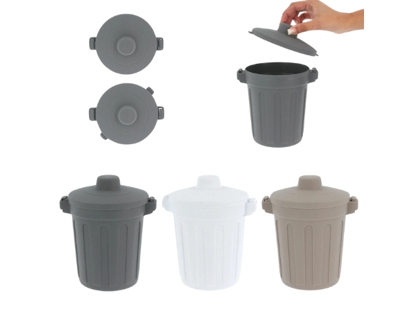 Mẫu thùng rác nhựa mini nắp rời