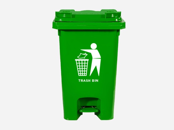 Thùng rác nhựa 60L nắp kín có bàn đạp tiện lợi