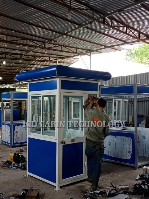 Chòi gác bảo vệ khung thép