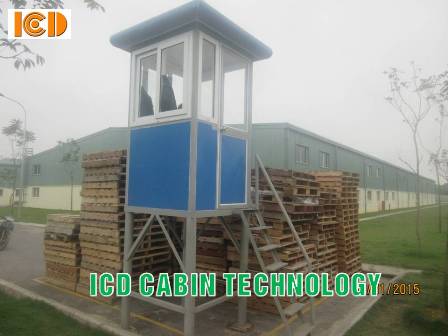 Bốt gác bảo vệ chân cao