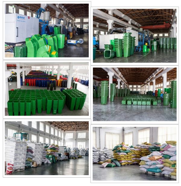 Sản xuất thùng rác nhựa công nghiệp tại Công ty Cổ phần Phát triển Công nghiệp và Đô thị Việt Nam