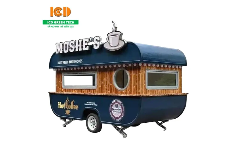Beautiful modern design mobile sales counter vehicle XBH-08-ICD
