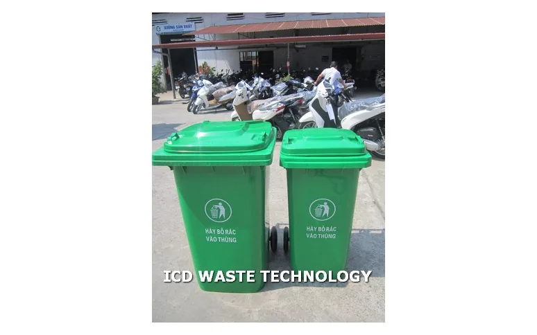 Bán thùng rác 120L, 240L cho tòa nhà chung cư cao tầng