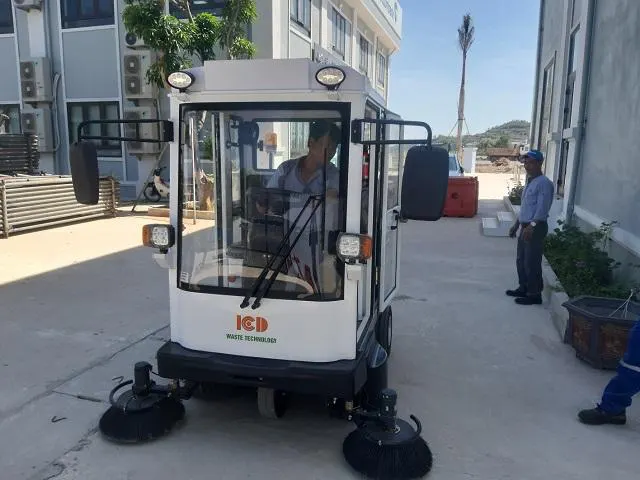 Dự án Nhà máy lọc hóa dầu Nghi Sơn-Cung cấp xe quét công nghiệp Magnum MN-E800FB