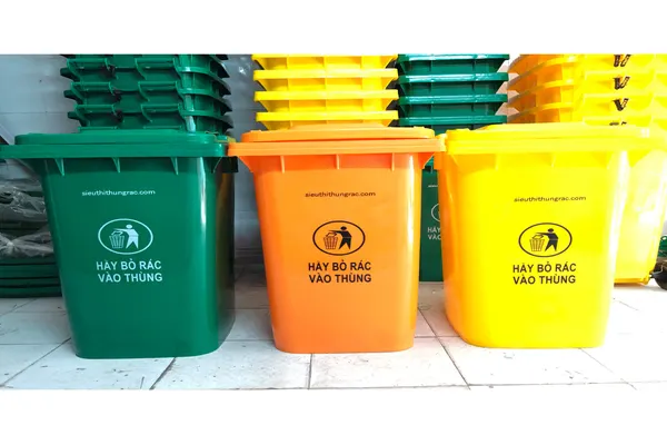 Đặc điểm nổi bật của thùng rác nhựa Composite 60L
