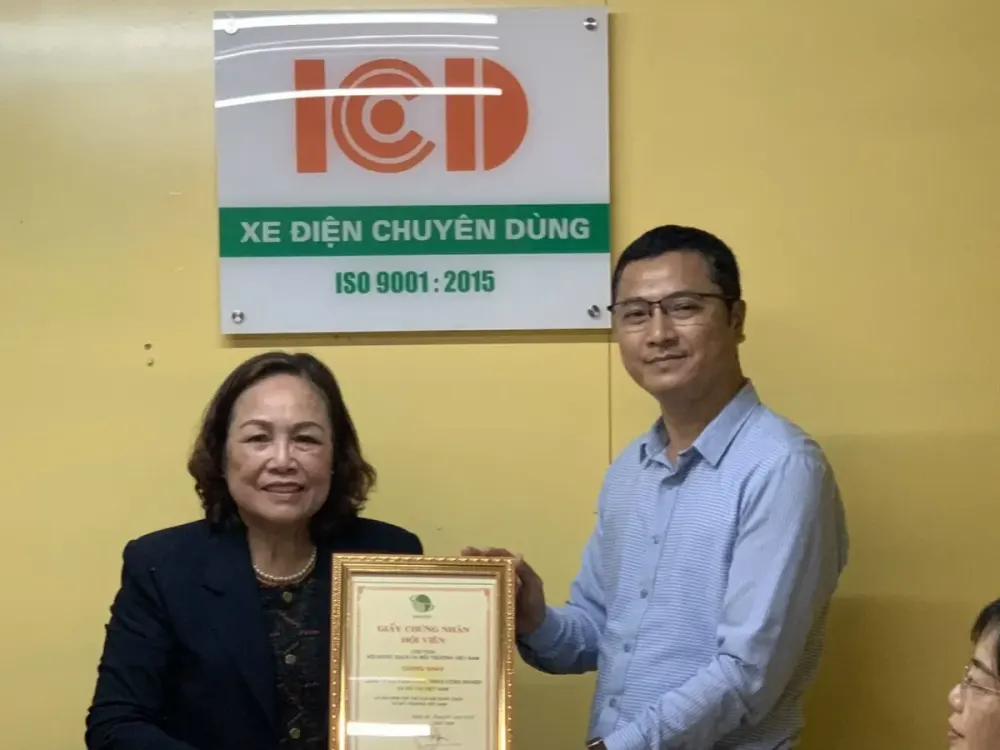ICD trở thành thành viên tập thể chính thức của Hội nước sạch và môi trường Việt Nam