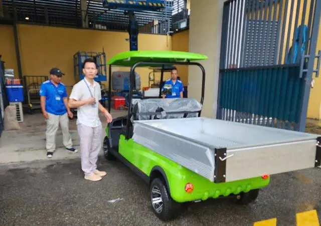 ICD bàn giao xe điện chở hàng 1 tấn cho trường Quốc tế UNIS Hà Nội - hình 2