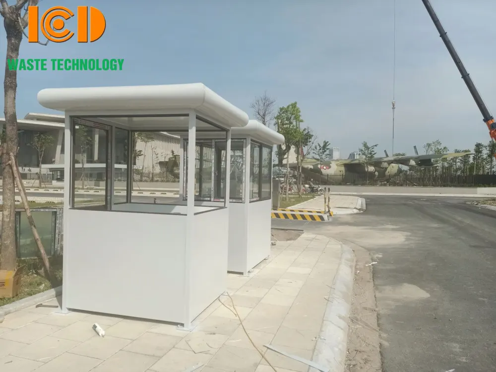 ICD lắp đặt bốt gác kiểm soát ra vào cho dự án Bảo tàng quân sự Việt Nam