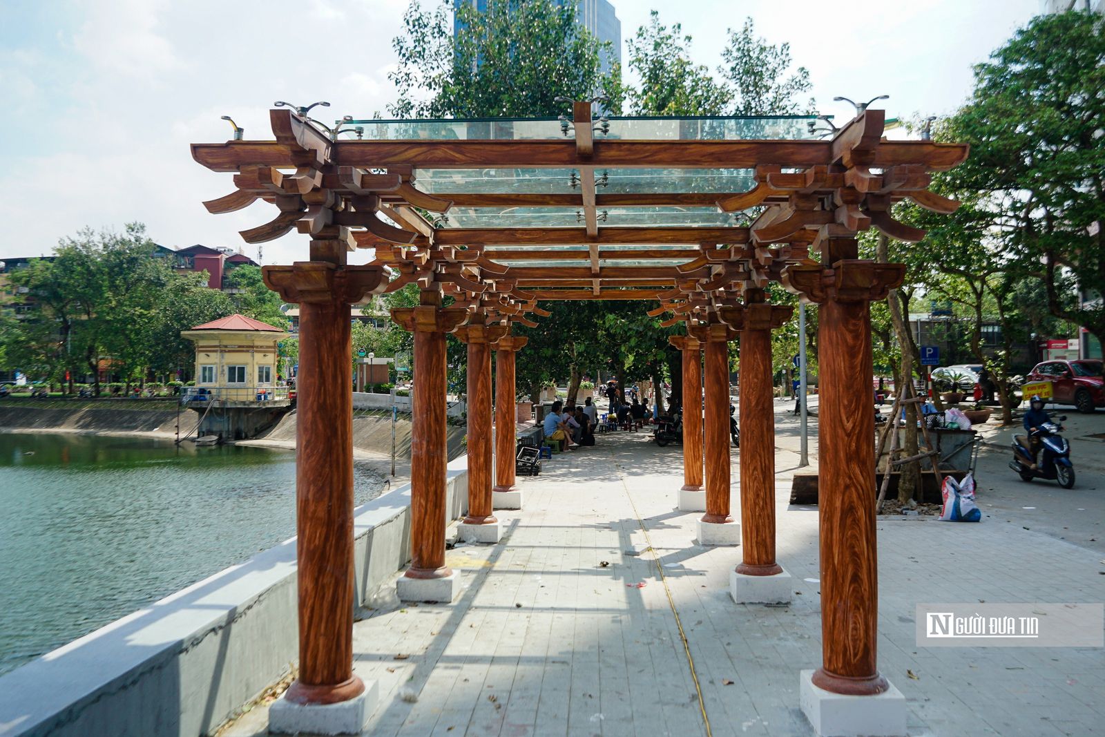 Hà Nội: Gắn biển công trình chỉnh trang hồ Ngọc Khánh - hình 7