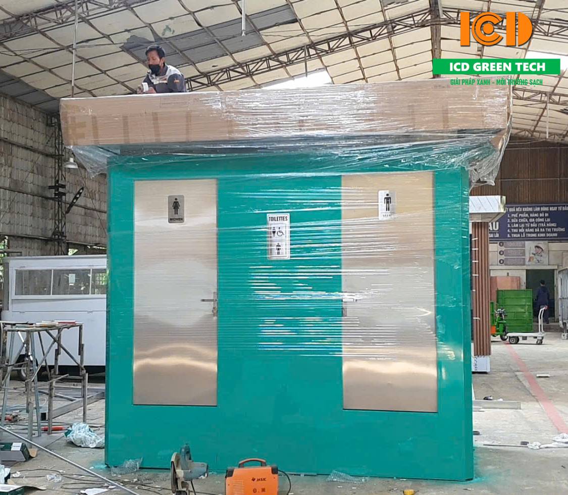 Bàn giao nhà vệ sinh di động 2 buồng tại Thanh Hóa - hình 1