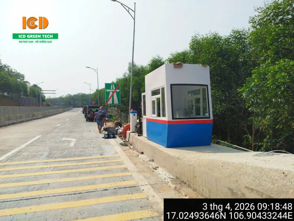 ICD hoàn thành bàn giao cabin thu phí tại tuyến cao tốc Vạn Ninh - Cam Lộ