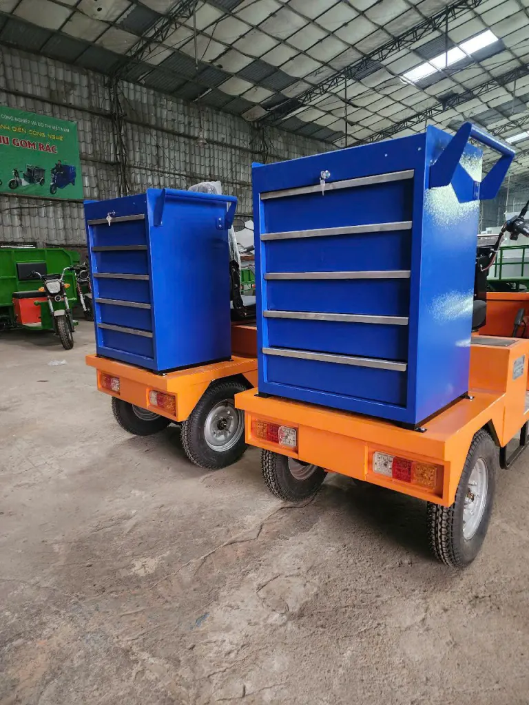 Xe kéo hàng chế tạo theo yêu cầu - ảnh 14