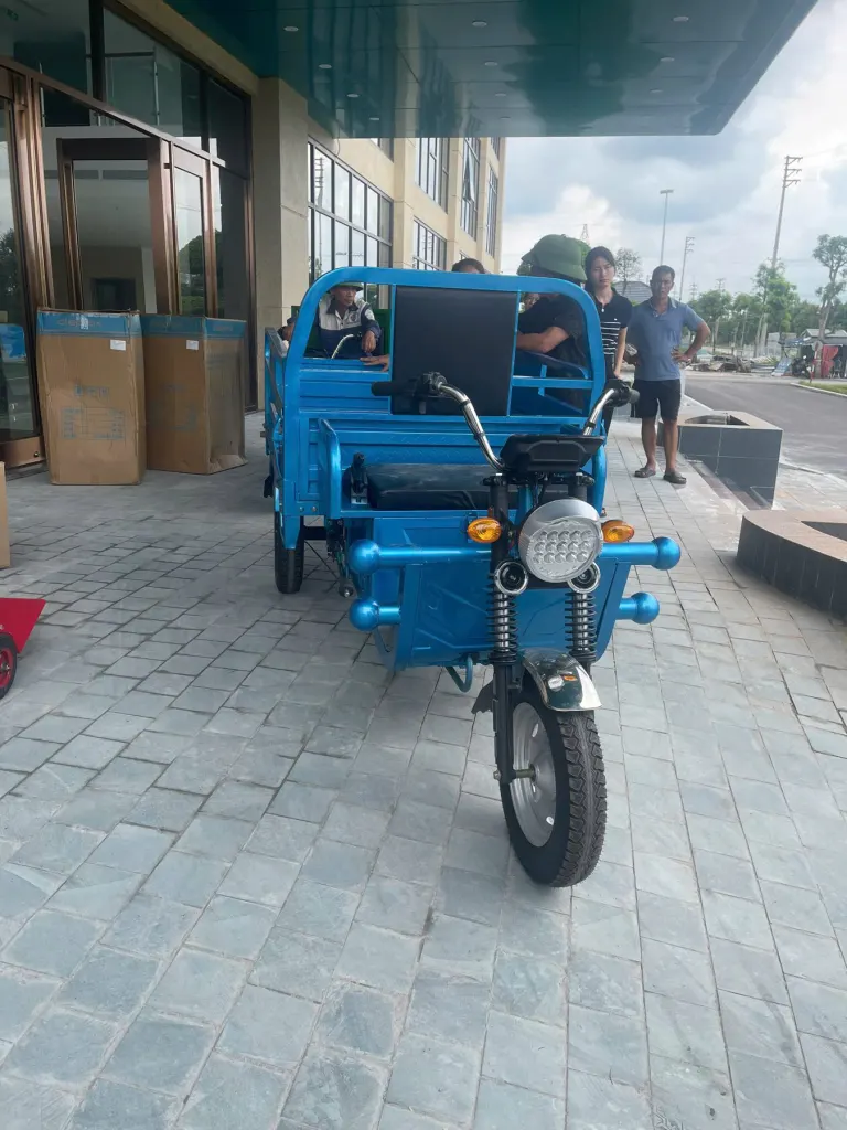 Xe điện ba bánh thu gom và chở hàng - ảnh 9