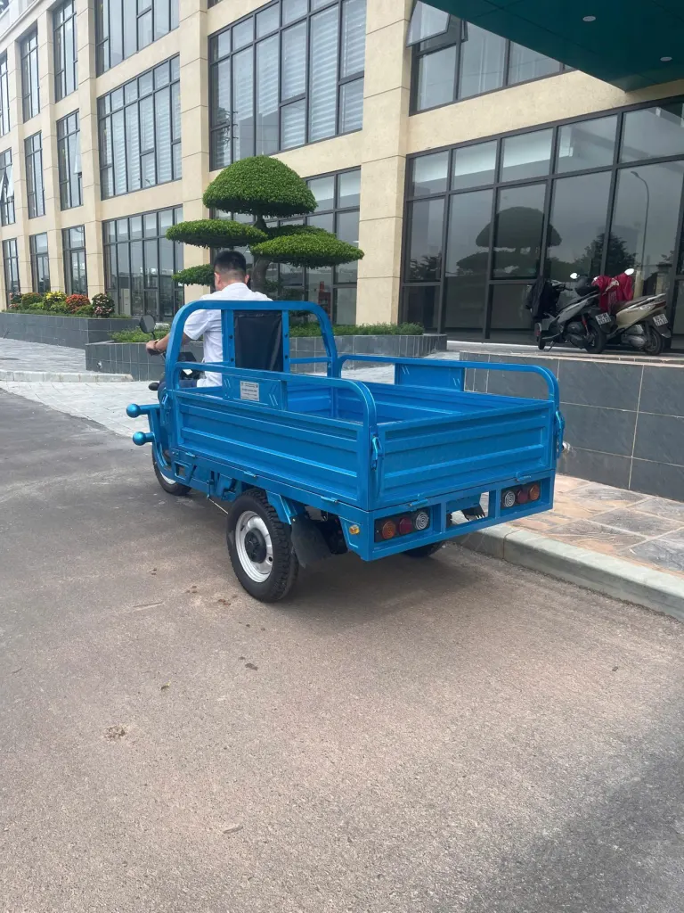 Xe điện ba bánh thu gom và chở hàng - ảnh 8