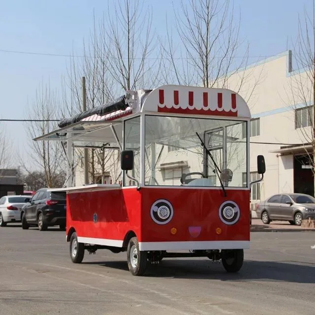 Xe bán hàng lưu động có mái che